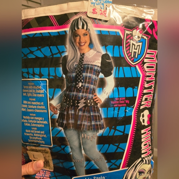 Monster High Doll Frankie Stein Adult COSTUME - Picture 1 of 12